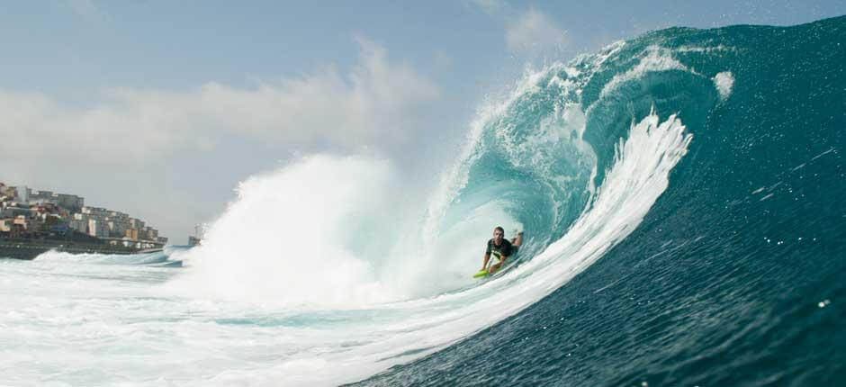 Bodyboardozás El Pico de La Laja környékén; Bodyboardozásra alkalmas helyszínek Gran Canarián