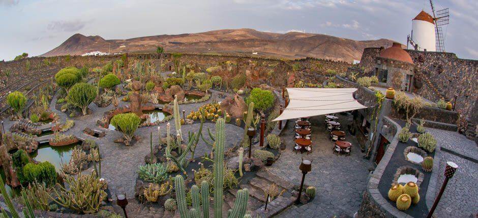 Kaktuszkert Múzeumok és turista központok Lanzarotéban
