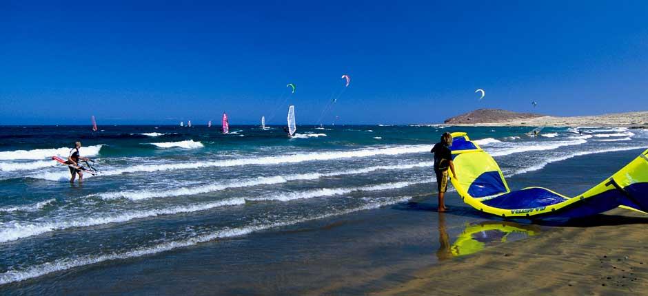 Kitesurf az El Médano strand környékén, Kitesurfözésre alkalmas helyszínek Tenerifén