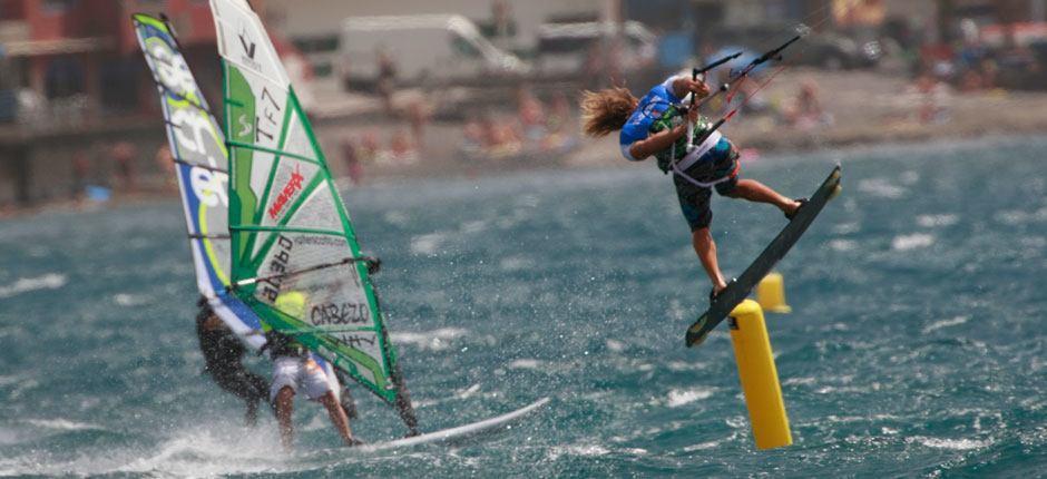 Kitesurf az El Médano strand környékén, Kitesurfözésre alkalmas helyszínek Tenerifén