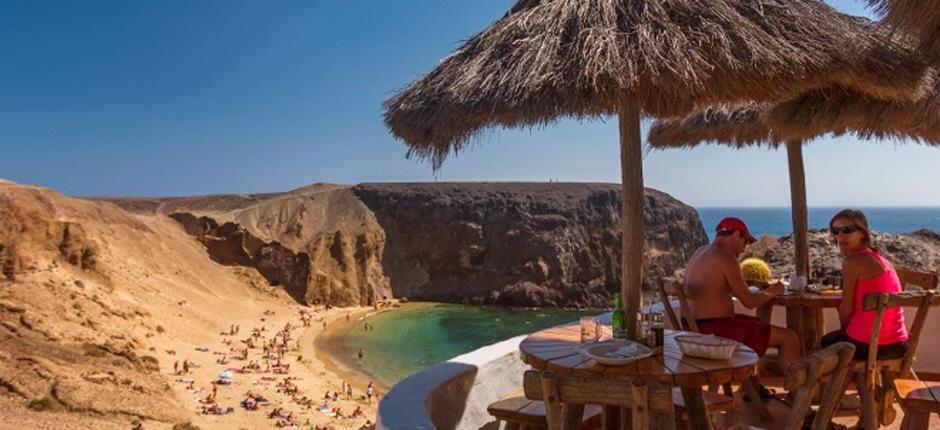 Papagayo strand Lanzarote népszerű strandjai