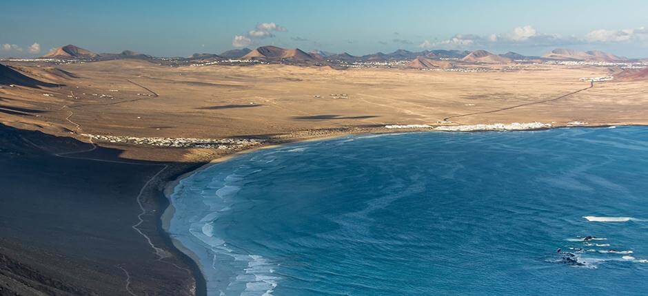 Kitesurf a Famara strandon, Kitesurfözésre alkalmas helyszínek Lanzarotén