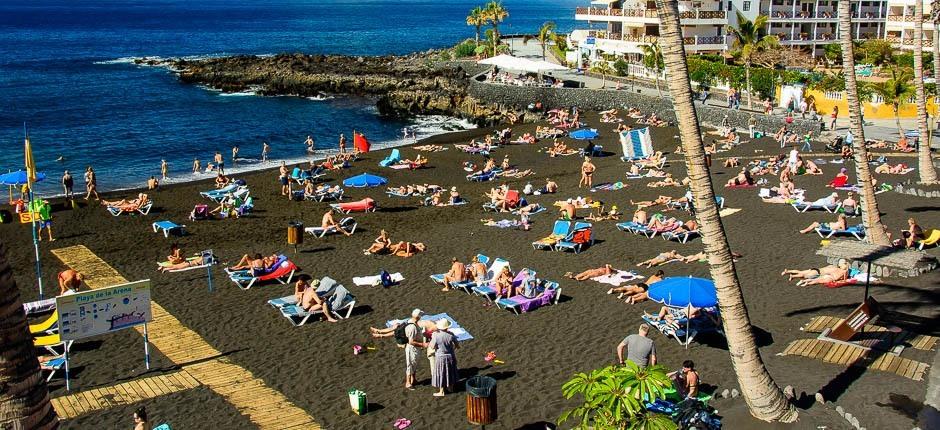 La Arena strand Tenerife népszerű strandjai