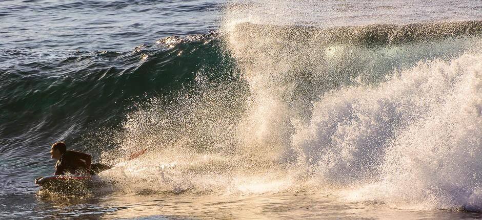 Punta Blanca, Bodyboardozás Tenerifén