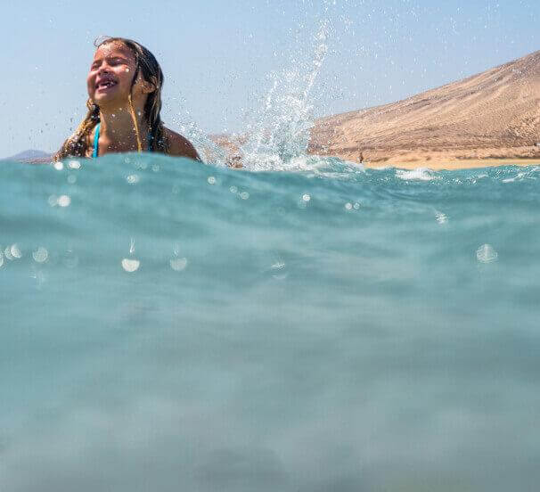 Banner playas en las Islas Canarias.