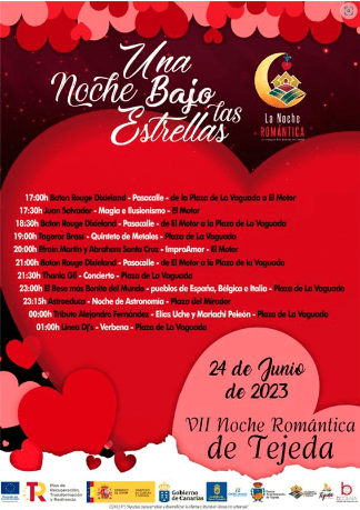 Una noche bajo las estrellas. La noche romántica