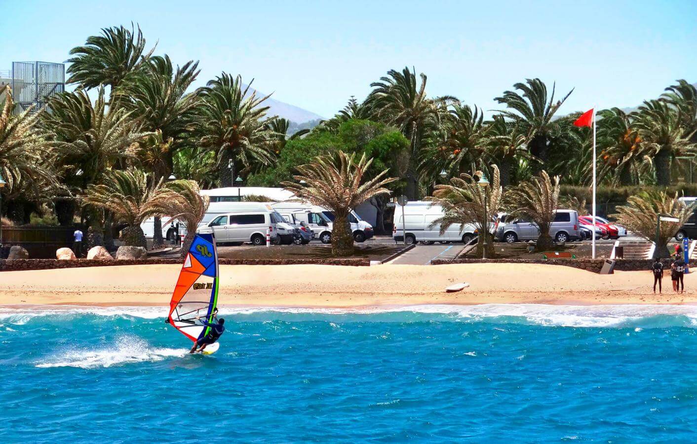 Windsurf en Jameos del Agua Spots de windsurf de Lanzarote