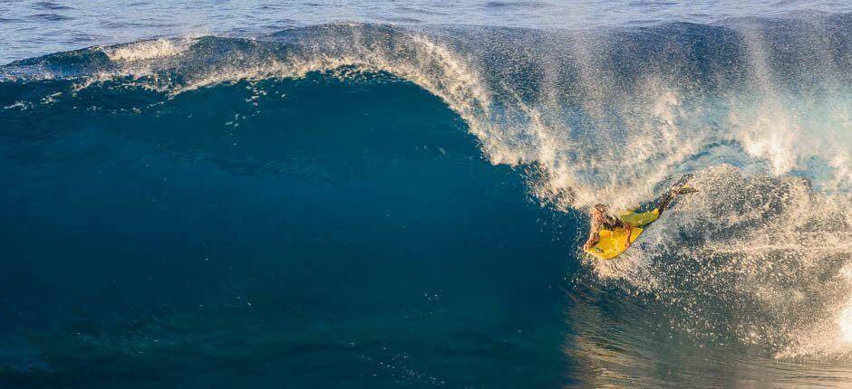 Bodyboardozás az El Frontón környékén; Bodyboardozásra alkalmas helyszínek Gran Canarián