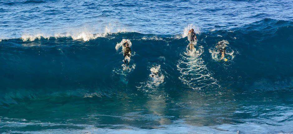 Bodyboardozás az El Frontón környékén; Bodyboardozásra alkalmas helyszínek Gran Canarián