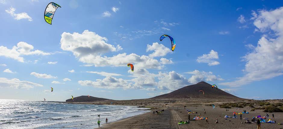 Kitesurf az El Médano strand környékén, Kitesurfözésre alkalmas helyszínek Tenerifén