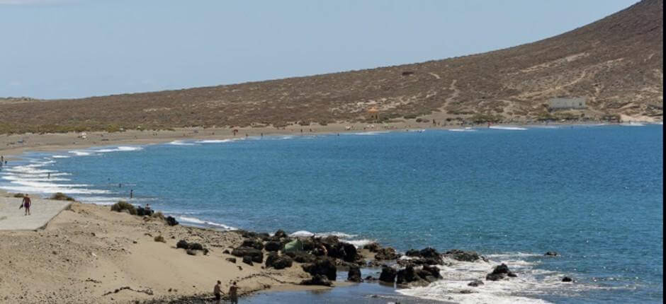 La Tejita strand Tenerife népszerű strandjai