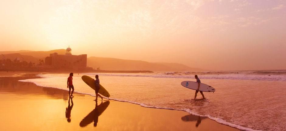 Las Canteras strand Gran Canaria népszerű strandjai