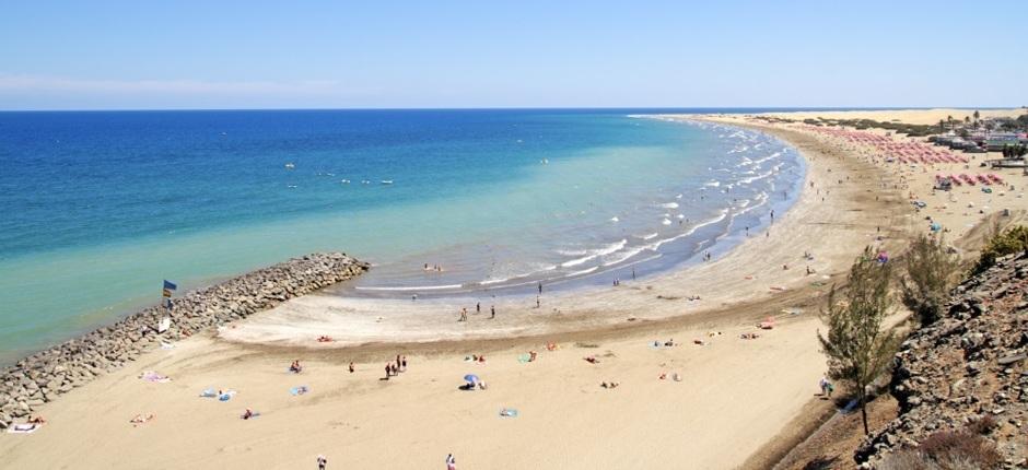 Playa del Inglés strand Gran Canaria népszerű strandjai