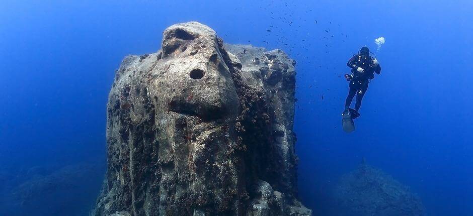 Merülés Torre de Malpique mellett, La Palma